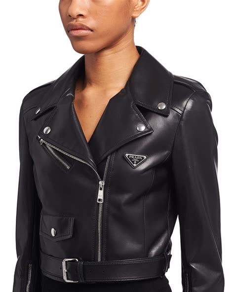 Prada leather jacket for women